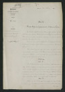 Arrêté préfectoral de mise en demeure d'exéxcution des travaux (21 mai 1860)