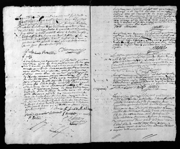 Collection du greffe. Baptêmes, mariages, sépultures, 1791