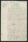 Procès-verbal de visite (18 octobre 1832)