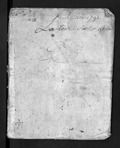 Baptêmes, mariages, sépultures, 1792
