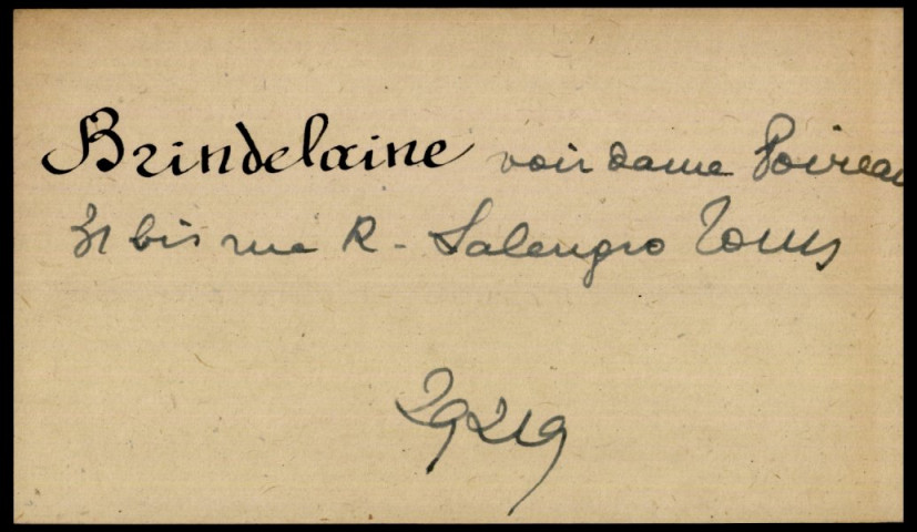 Brindelaine - Brochard