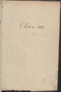 Classe 1868. Matricules et table alphabétique.