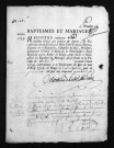 Baptêmes, mariages, 1754