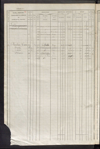Matrice des propriétés foncières, fol. 421 à 824 ; récapitulation des contenances et des revenus de la matrice cadastrale, 1834 ; table alphabétique des propriétaires.
