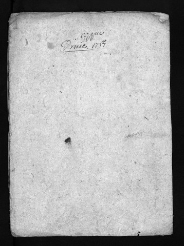 Collection du greffe. Baptêmes, mariages, sépultures, 1757