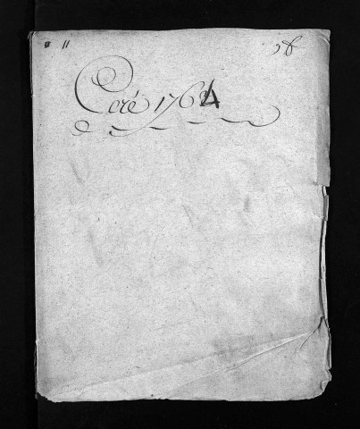 Collection du greffe. Baptêmes, mariages, sépultures, 1764