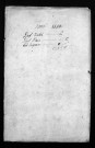 Collection du greffe. Baptêmes, mariages, sépultures,1770