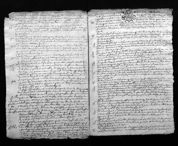 Collection du greffe. Baptêmes, mariages, sépultures, 1681 - Les années 1679-1680 sont lacunaires dans cette collection