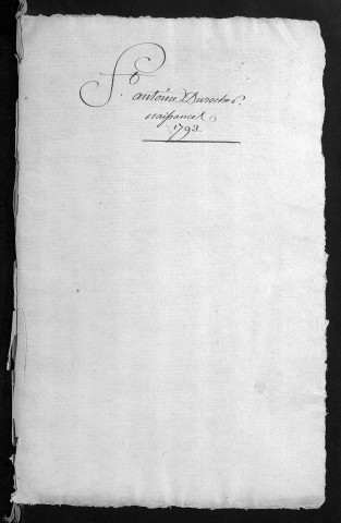 Naissances, 1793-an II