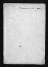 Collection du greffe. Baptêmes, mariages, sépultures, 1768