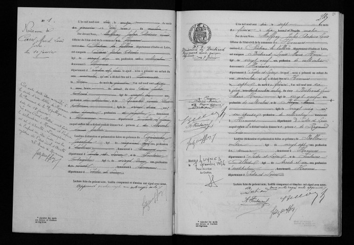 Naissances, 1906-1922