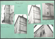 [Hôtel de Ronsard] façade nord ; façade ouest ; Scuplture Notre-Dame des Jacobins du 25 Mars 1952.