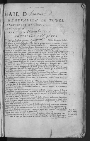 1758 (18 novembre)-1760 (15 mai)