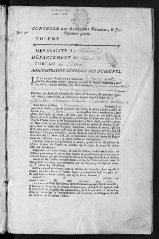 1785 (4 février) –1786 (10 mai)