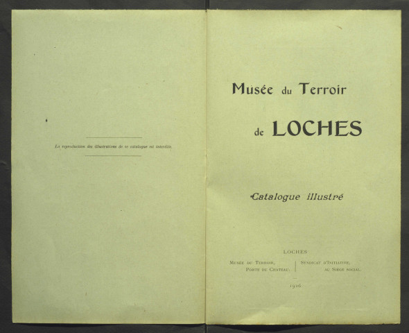 Musée du terroir, fonctionnement : achats d'œuvres et objets anciens, installation de vitrines, inauguration, fréquentation annuelle : cahier des charges, devis, plaquettes, brochures, correspondance