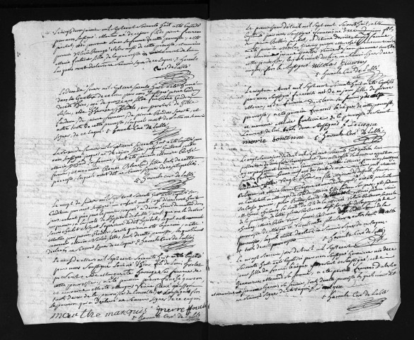 Collection du greffe. Baptêmes, mariages, sépultures, 1768