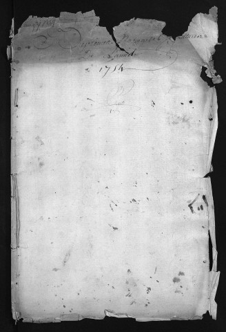 Collection du greffe. Baptêmes, mariages, sépultures, 1754