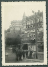 Soldats allemands devant le château d'Amboise.