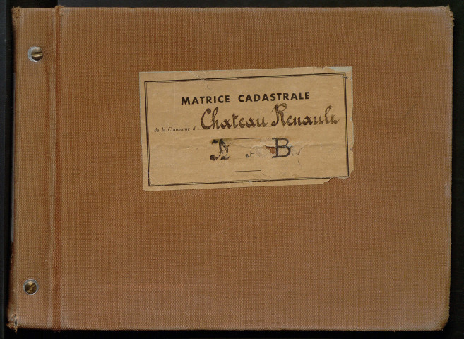 Table des comptes de la matrice. Comptes actifs personnes morales et A - B.