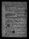 Collection communale. Baptêmes, mariages, sépultures, 1692
