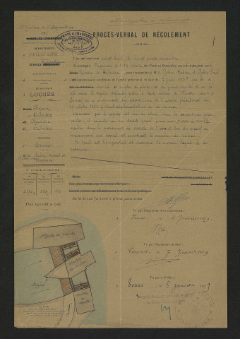 Procès-verbal de récolement (24 novembre 1928)