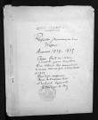 Collection du greffe. Baptêmes, mariages, sépultures, 1729-1735