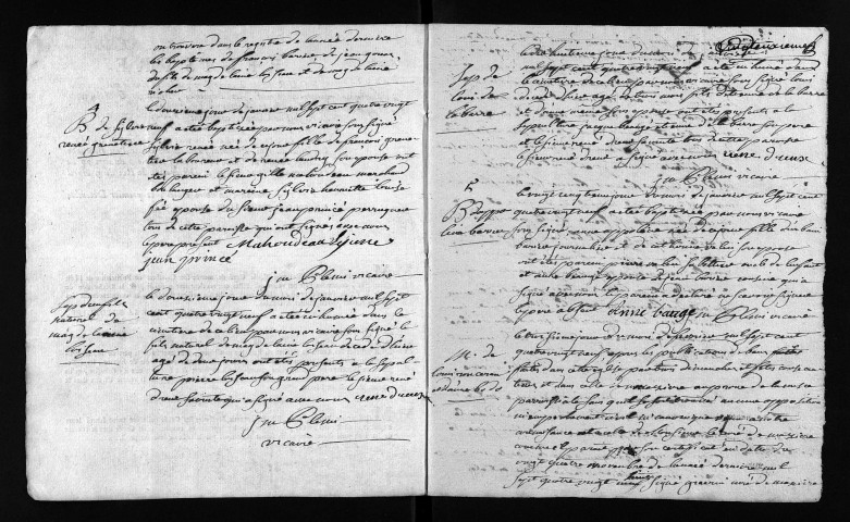 Collection du greffe. Baptêmes, mariages, sépulture 1789