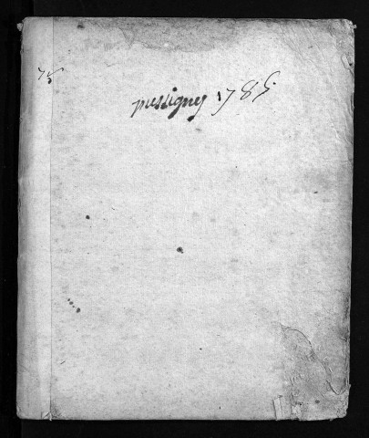 Baptêmes, mariages, sépultures, 1785