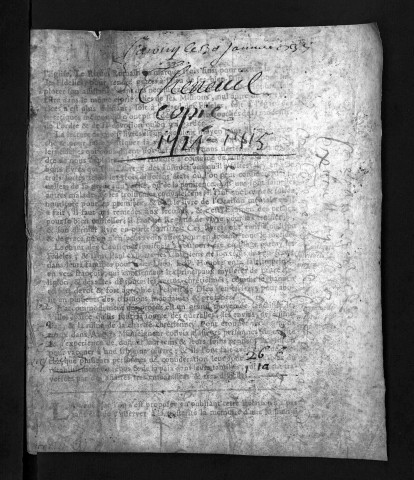 Baptêmes, mariages, sépultures, 1714-1715