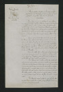 Vérification de la conformité des travaux exécutés au règlement d'eau, visite de l'ingénieur (5 juillet 1853)