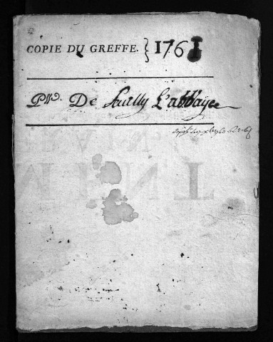 Baptêmes, mariages, sépultures, 1761