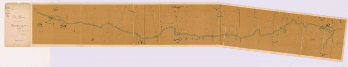 Plan général de la rivière de l'Indre, dans les communes de Chambourg et d'Azay (29 septembre 1851)