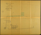 Plan du presbytère pour un projet d'aliénation (1908).
