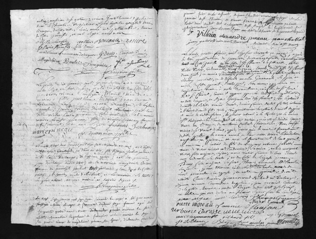 Baptêmes, mariages, sépultures, 1771