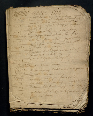 19 décembre 1697-29 décembre 1716