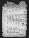 Collection du greffe. Baptêmes, mariages, sépultures, 1742-3 janvier 1743
