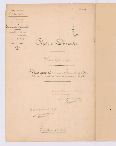 Plan général (1er avril 1850)