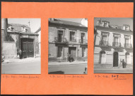 11 rue Descartes ; 9 rue Descartes ; 7 rue Descartes.