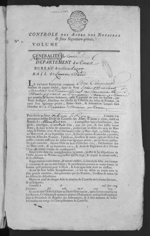 1779 (6 septembre)-1781 (9 mars)
