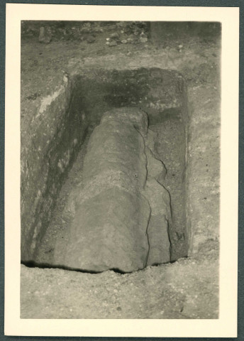 La Riche, prieuré Saint-Cosme : fouilles.