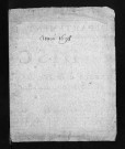 Collection du greffe. Baptêmes, mariages, sépultures, 1698 - Les années 1696-1697 sont lacunaires dans cette collection