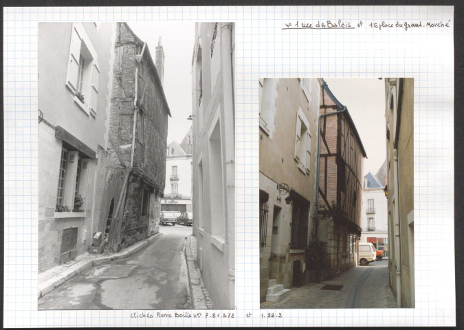 1 rue des Balais et 15 place du Grand Marché.