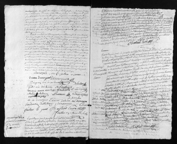 Collection du greffe. Baptêmes, mariages, sépultures, 1770