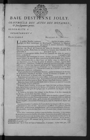1738 (1er septembre)-1739 (5 janvier)