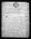 Collection du greffe. Baptêmes, mariages, sépultures, 1733 - Les années 1731-1732 sont lacunaires dans cette collection