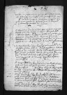 Baptêmes, mariages, sépultures, 1671