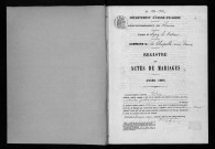 Mariages, 1886-1905