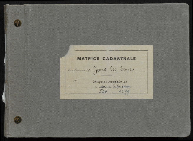 Comptes supprimés 500-1299.