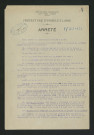 Autorisation de travaux avec prescriptions (8 juillet 1935)
