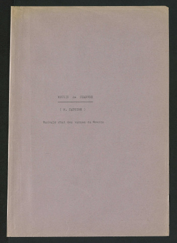 Notes et correspondance (1973-1983)